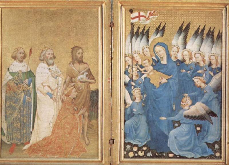 The Wilton diptych, unknow artist